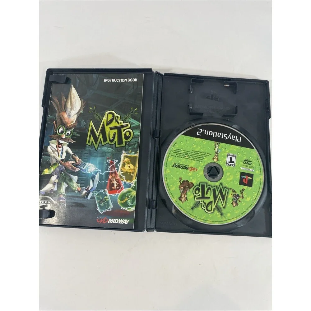 Dr. Muto (Sony PlayStation 2, 2002) Cib Complete Blockbuster Sticker